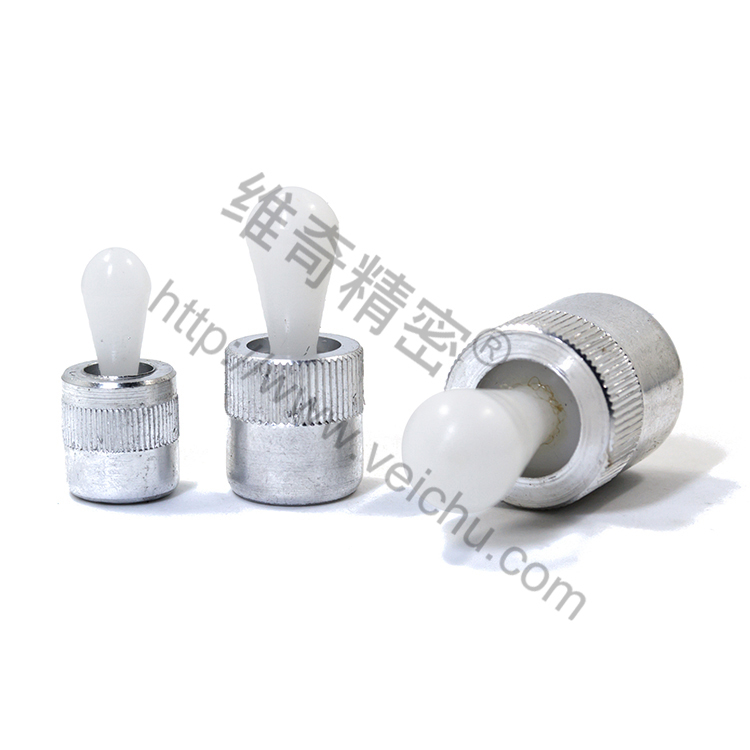 VCN524铝材质POM销迷你弹簧柱塞