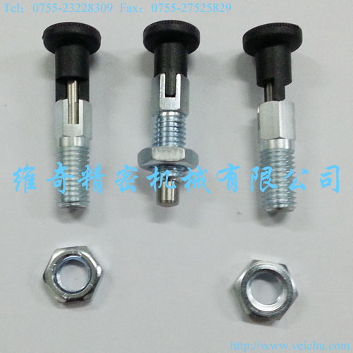 VCN717-CK碳钢自锁型粗牙分度销M6