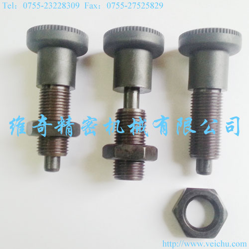 VCN613-AK碳钢复位型细牙分度销M10