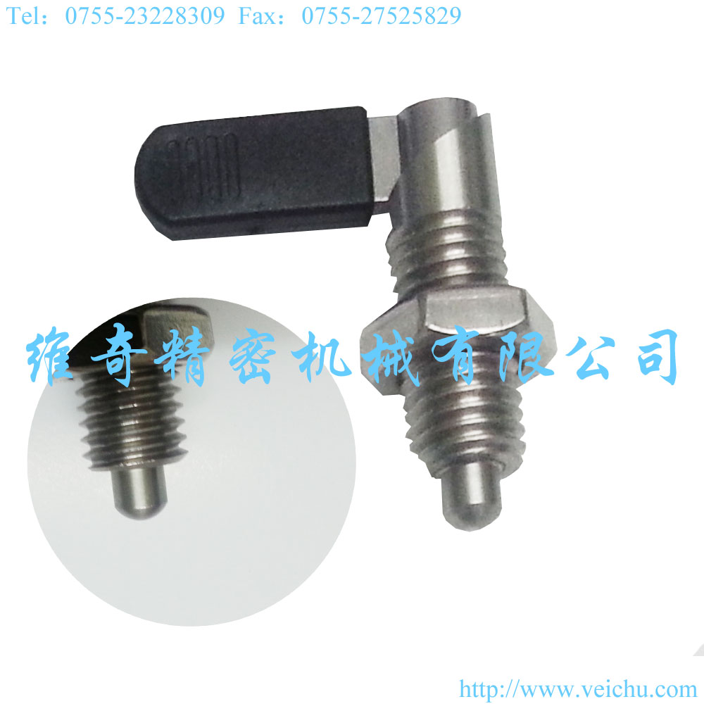 粗牙螺纹把手型分度销